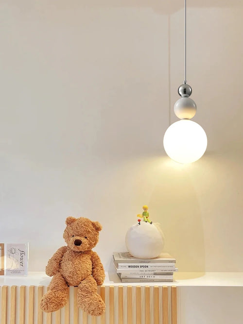 lustre nordique moderne en forme de gourde créative pour intérieur - vue 4 sur 12