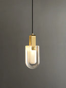 lustre en cristal cuivre design nordique pour intérieur élégant