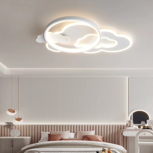 plafonnier led nuage moderne pour chambre d enfants décorative - vue 2 sur 9