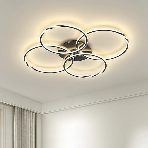 lustre moderne en led design créatif minimaliste pour intérieur élégant - vue 2 sur 18