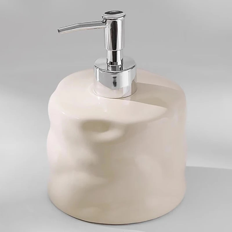 bouteille en céramique 600 ml pour lotion et savon désinfectant - vue 7 sur 8
