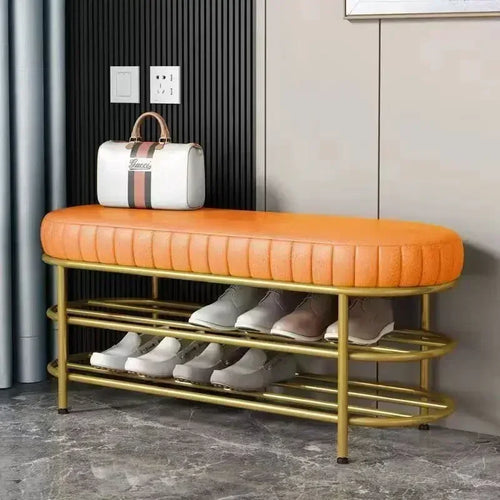 tabouret design pour entrée et rangement chaussures - vue 6 sur 7