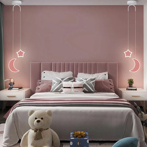 suspension led design dessin animé pour chambre d'enfant - vue 5 sur 18