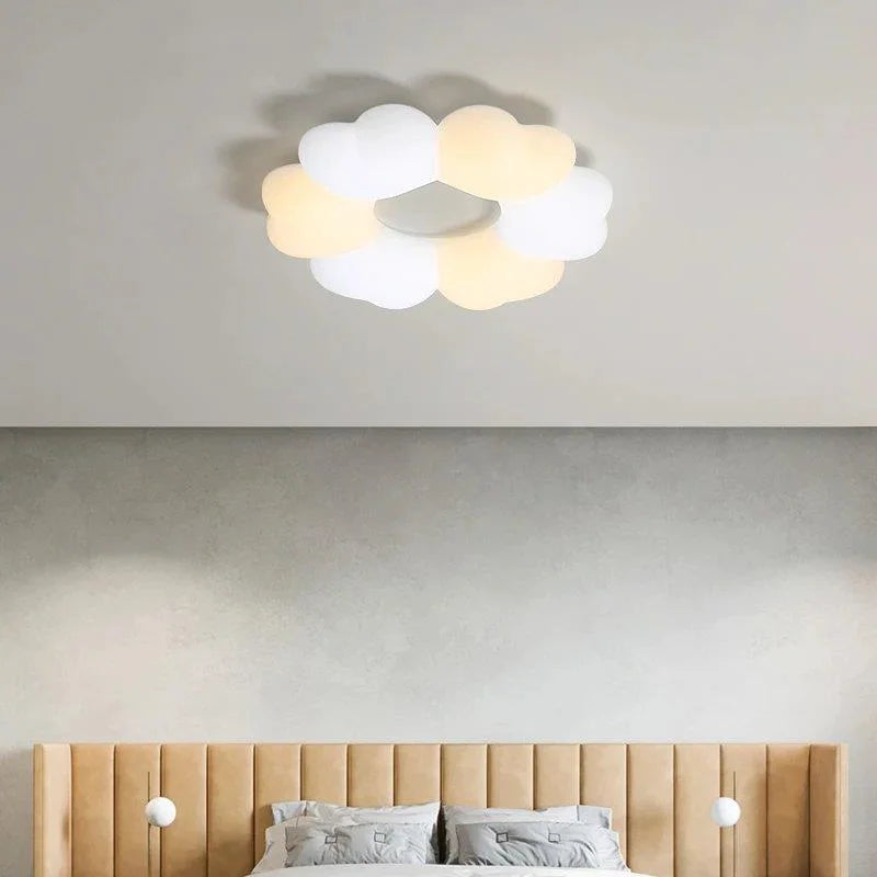 lustre à pétales nordique romantique pour une ambiance chaleureuse - vue 2 sur 10