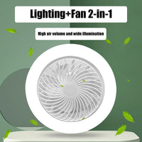 plafonnier led intelligent avec ventilateur et télécommande