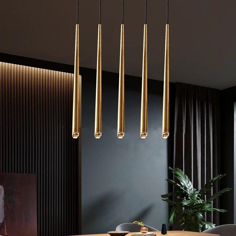 lustre led postmoderne nordique en cristal suspendu - vue 6 sur 17