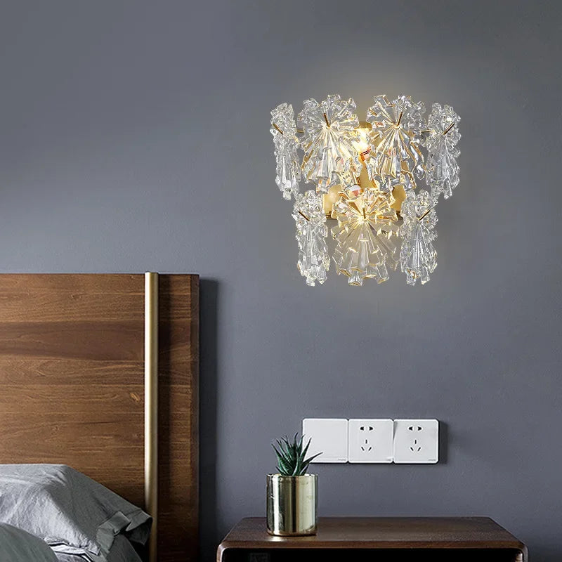 plafonnier led en verre cristal design minimaliste pour intérieur élégant - vue 5 sur 13