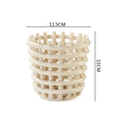 panier de rangement en céramique pour fruits et ustensiles de cuisine
