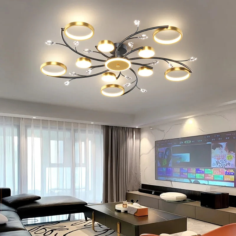 lustre nordique lumineux pour un éclairage intérieur élégant - vue 3 sur 7