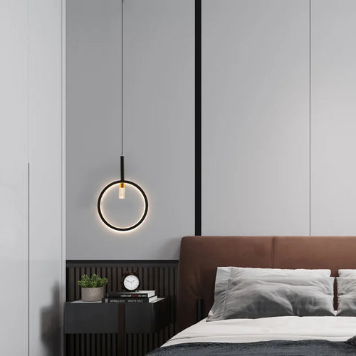 lustre moderne simple en forme trapézoïdale pour décoration intérieure - vue 6 sur 12
