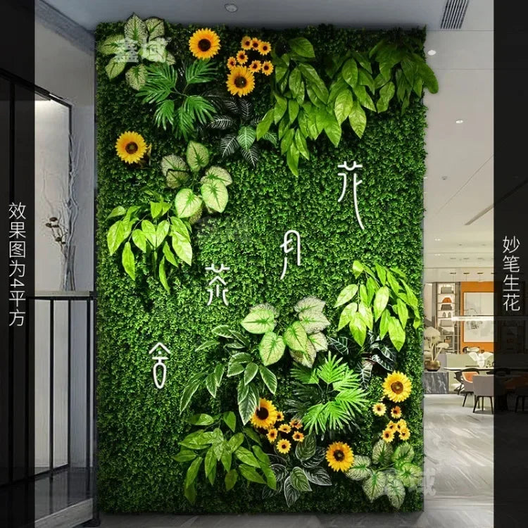 mur végétal artificiel pour décoration extérieure et aménagement paysager - vue 15 sur 30
