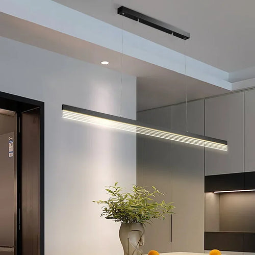 lustre moderne en acrylique avec leds pour décor luxueux - vue 6 sur 24