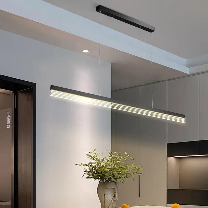 lustre moderne en acrylique avec leds pour décor luxueux - vue 5 sur 24