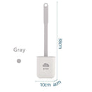 brosse en silicone avec support et poils souples pour nettoyage rapide