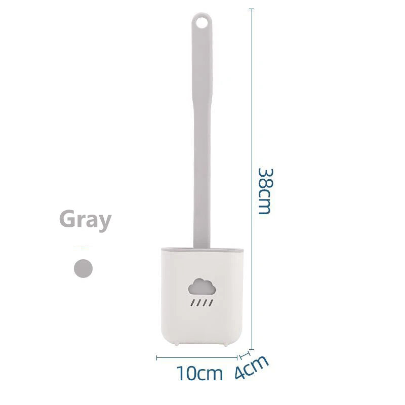 brosse en silicone avec support et poils souples pour nettoyage rapide - vue 12 sur 12
