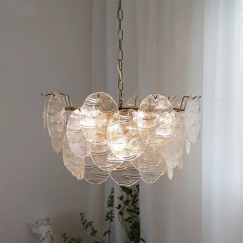 lustre en verre médiéval pour décoration romantique intérieure - vue 1 sur 9