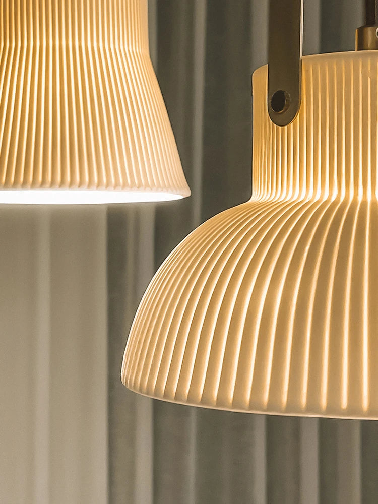 lampe en céramique style japonais pour restaurant et bar - vue 3 sur 14
