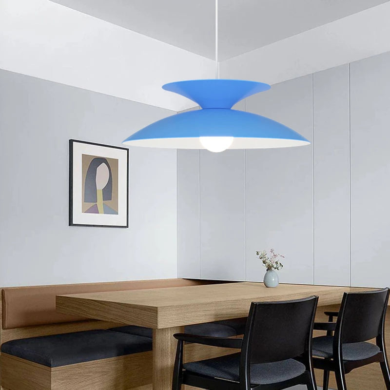 lustre de bar créatif nordique suspension longue ligne - vue 6 sur 22