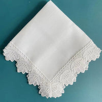 Serviette de table lot 6 lin brodé festif
