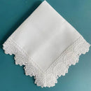 Serviette de table dentelle brodée style europe lin