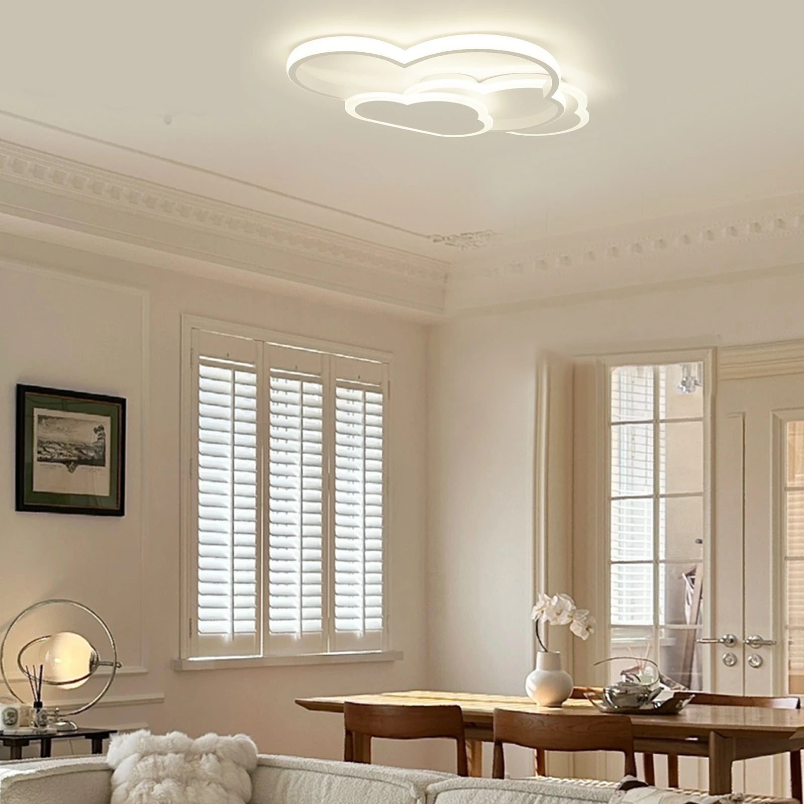 plafonnier led cloud éclairage moderne pour enfant - vue 6 sur 7
