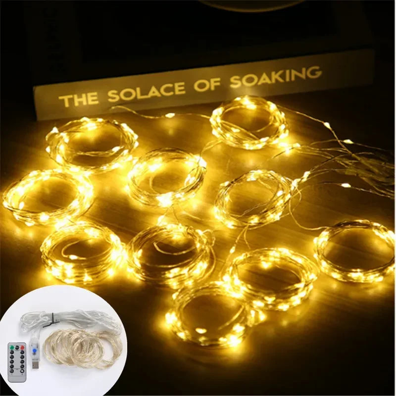 guirlande lumineuse led pour noël et décoration festive - vue 4 sur 14
