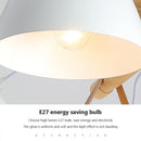 Lustre Led en bois nordique