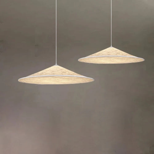 suspension en soie nordique moderne décor led luminaires suspendus en tissu - vue 5 sur 9