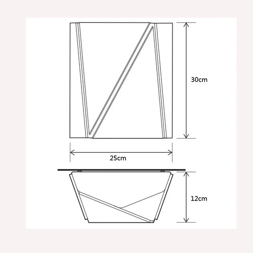 applique murale en noyer design japonais en bois massif - vue 7 sur 7