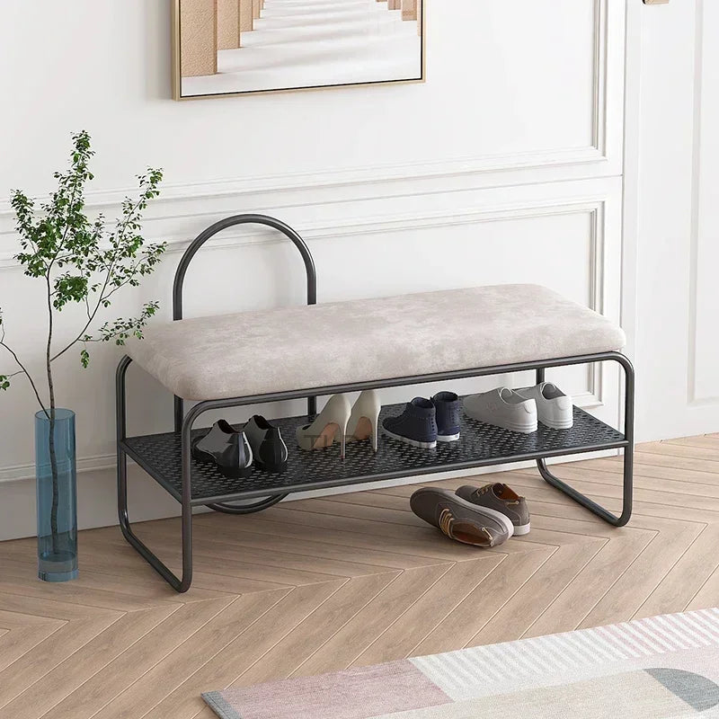 banc de rangement minimaliste pour chaussures et rangement - vue 4 sur 10