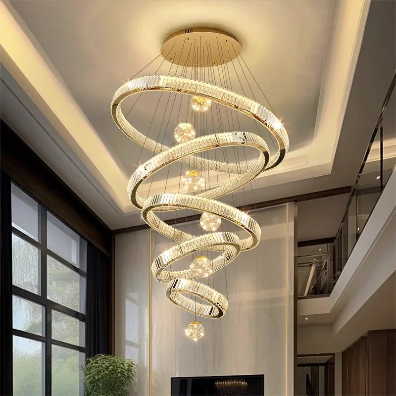 lustre moderne led pour éclairage intérieur suspendu - vue 3 sur 11