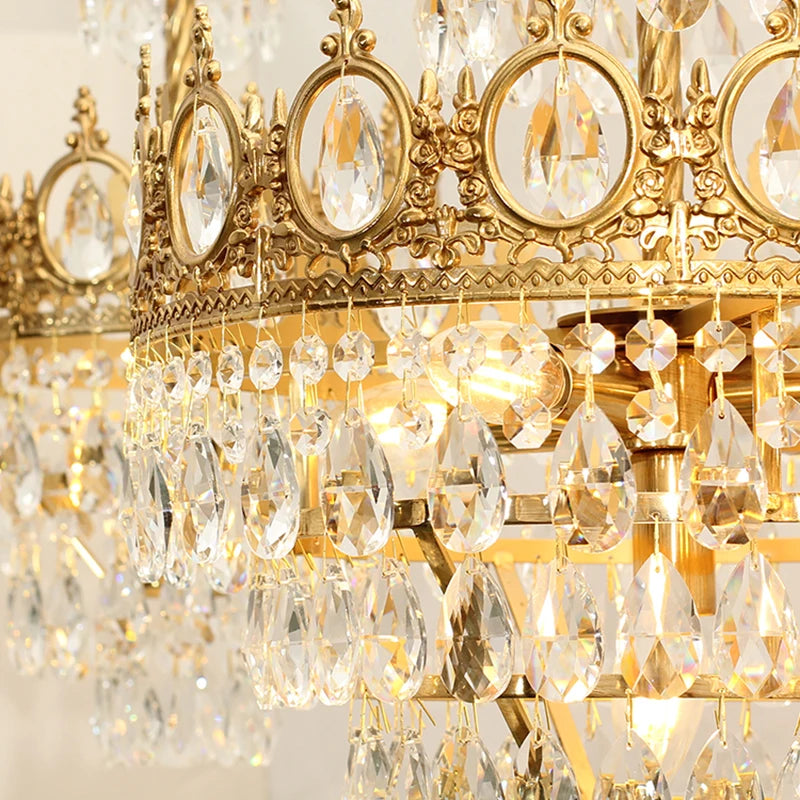 lustre en cristal pour un éclairage élégant et raffiné - vue 3 sur 14