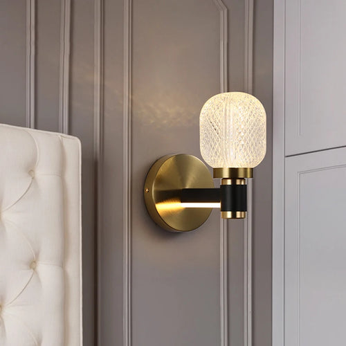 applique murale de luxe à led design moderne chaleureux décoratif - vue 2 sur 12