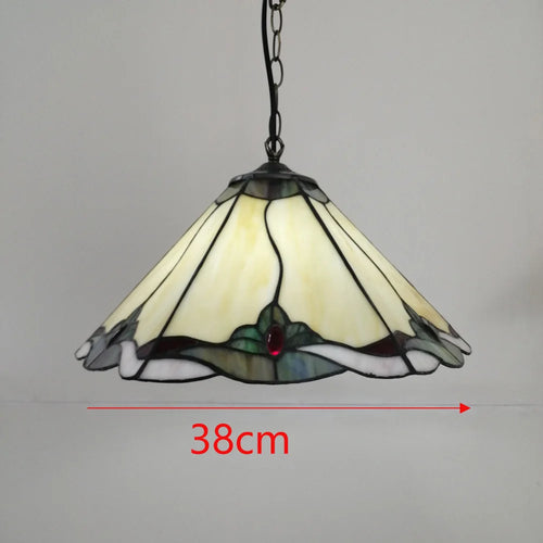 lustre tiffany vitrail style méditerranéen pour intérieur élégant - vue 18 sur 22
