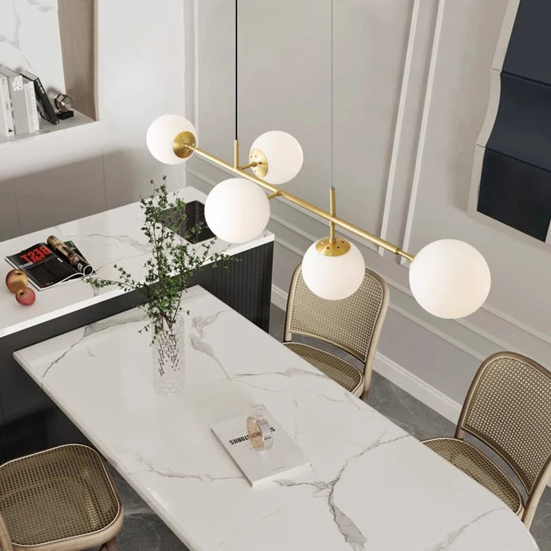 lustre Moderne salle à manger lumières éclairage intérieur LED décoratif éclairage intérieur - vue 5 sur 8