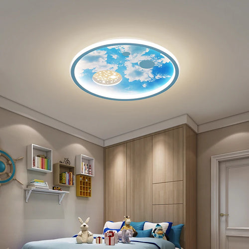 lustre nordique lumineux pour enfants style dessin animé - vue 2 sur 18