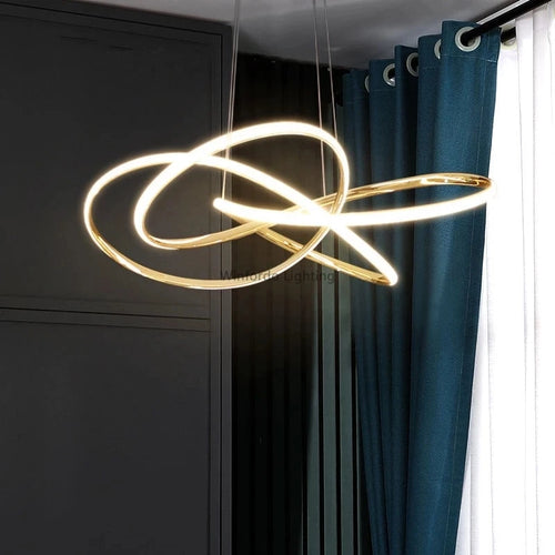 lustre led postmoderne en cristal winfordo wf-xd009 - vue 7 sur 10