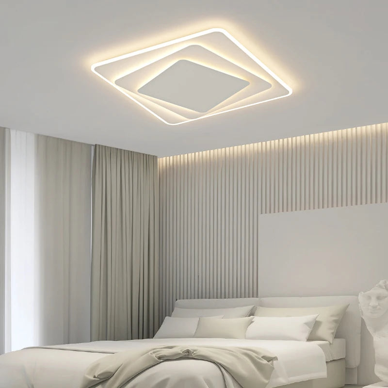 Plafonniers LED modernes salon salle à manger éclairage décor Lustre plafond Lustre lampe intérieure chambre cuisine luminaires - vue 4 sur 13