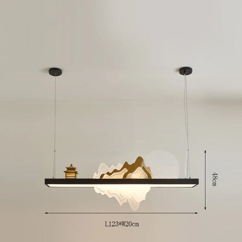 suspension chinoise en bois pour ambiance zen et économique - vue 12 sur 16