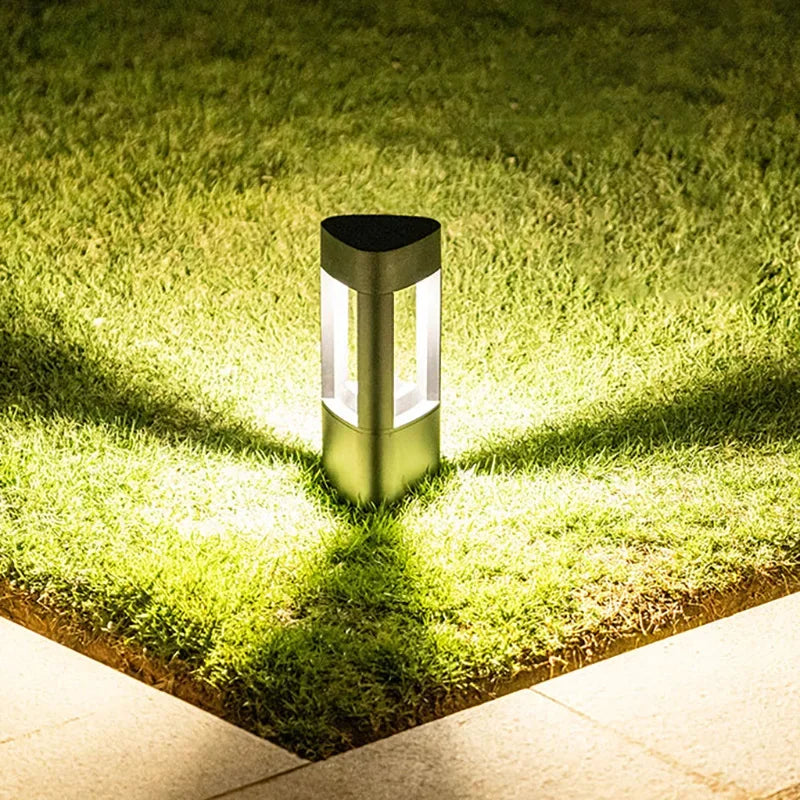 borne lumineuse led pour éclairage extérieur jardin terrasse et allée - vue 6 sur 13