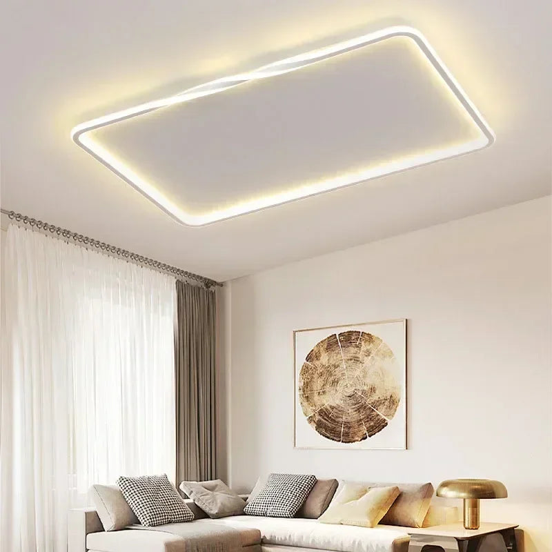 plafonnier moderne à leds pour décoration intérieure élégante - vue 5 sur 18