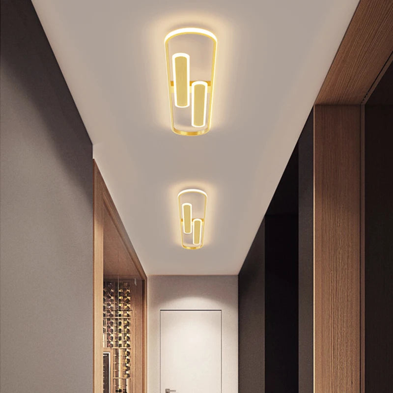 plafonnier LED nordique intérieur déco - vue 4 sur 8