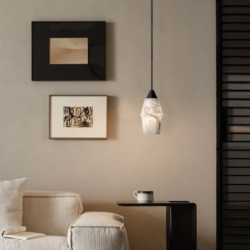 lustre moderne en marbre pour décoration intérieure élégante - vue 1 sur 9