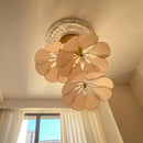 suspension led en tissu nordique décoratif d'intérieur