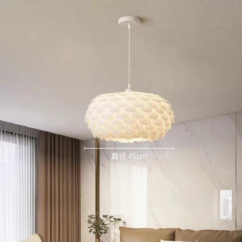 lustre créatif lumière chaude design moderne pour chambre fille - vue 10 sur 10