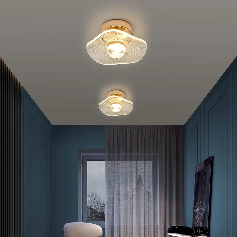 plafonnier led moderne nordique pour intérieur et balcon - vue 2 sur 13