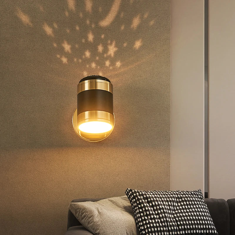 applique murale led rotative moderne lampe de lecture décoration luminaria - vue 5 sur 8