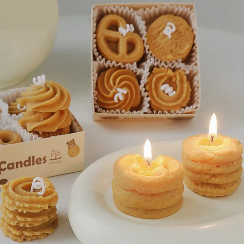 coffret cadeau bougies aromathérapie biscuits créatifs et cire à modeler - vue 2 sur 7