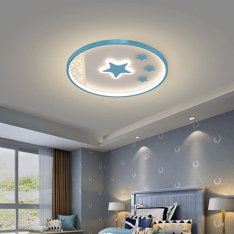 lustre nordique lumineux pour enfants style dessin animé - vue 6 sur 18