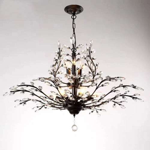lustre en cristal rétro pour magasin créatif et original - vue 2 sur 13